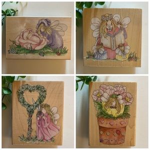 STAMPS HAPPEN Fairy WM Rubber Stamps